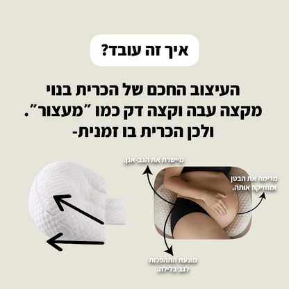כרית הריון אורטופדית מבית- papu shop